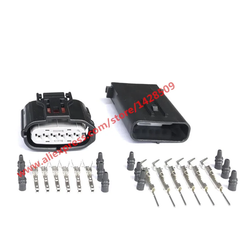 1 Set 12831 6189-7100 TS 025 Automotive Plug Accelerator Pedal Connector MAF 6 Pin Female Male For Toyota Subaru Mazda