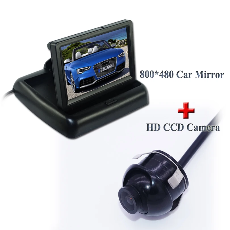 FOR all cars as for Hummer/Aston Martin ect HD CCD car Front/rear view camera + 4.3