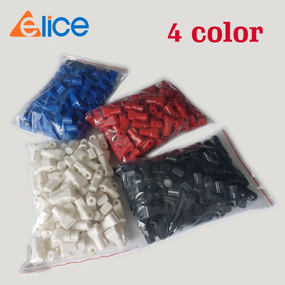 Free choose one of  4 color 100 pcs/Bag EAS Security Euroslot hook stop lock hook anti theft Euro tags of retail store-JSK-021