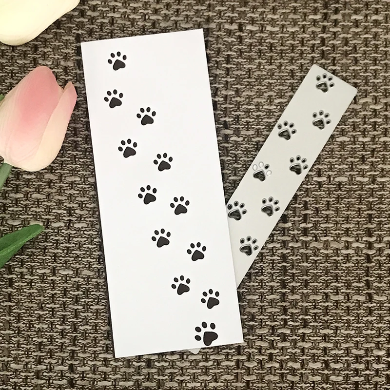 Dog Cat Claw Print Dies Metal Craft Die Cut Cutting die Scrapbooking 2018 Die Cut Embossing Stencils Photo Card Decor