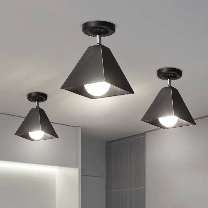 

Nordic E27 Ceiling Light Rotatable Ceiling Lamp for Kitchen Hallway Corridor Clothing Store Shop Iron Ceiling Spot Lamp