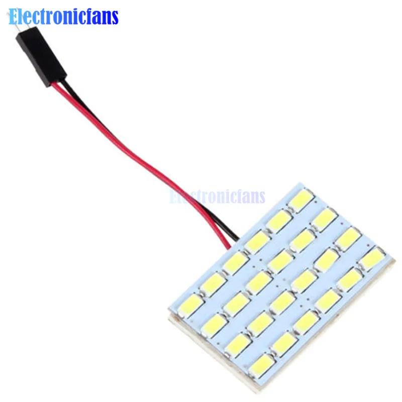 3W 24 Led Board 12V Car Interior Dome Reading Lamp Light Super Bright Energy Saving Lamp Board 5730