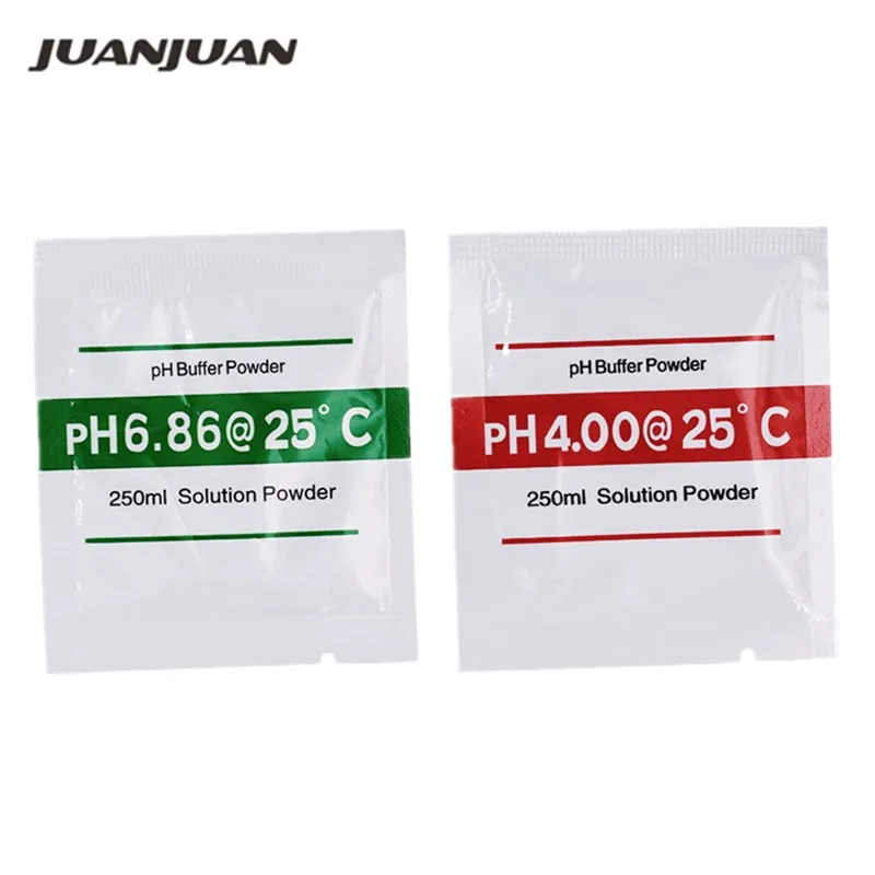 200Pcs PH Buffer Powder for aquarium PH meter PH Test Meter Measure Calibration Solution 4.0/6.86 10%off