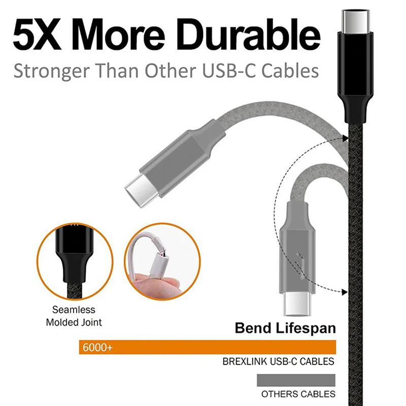 Nylon USB Cable Type C Charger 25cm Short 2/3 Meter Long Data Sync Line For Meizu 16th Oppo R17 Huawei P20 Lite p30 pro Nova 3e