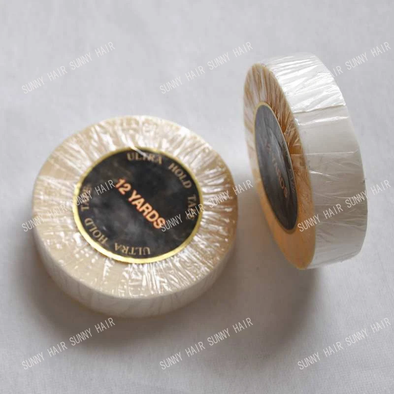 

12 yards Ultra double tapes for toupee, Double tape hair extensions can use in water swimming