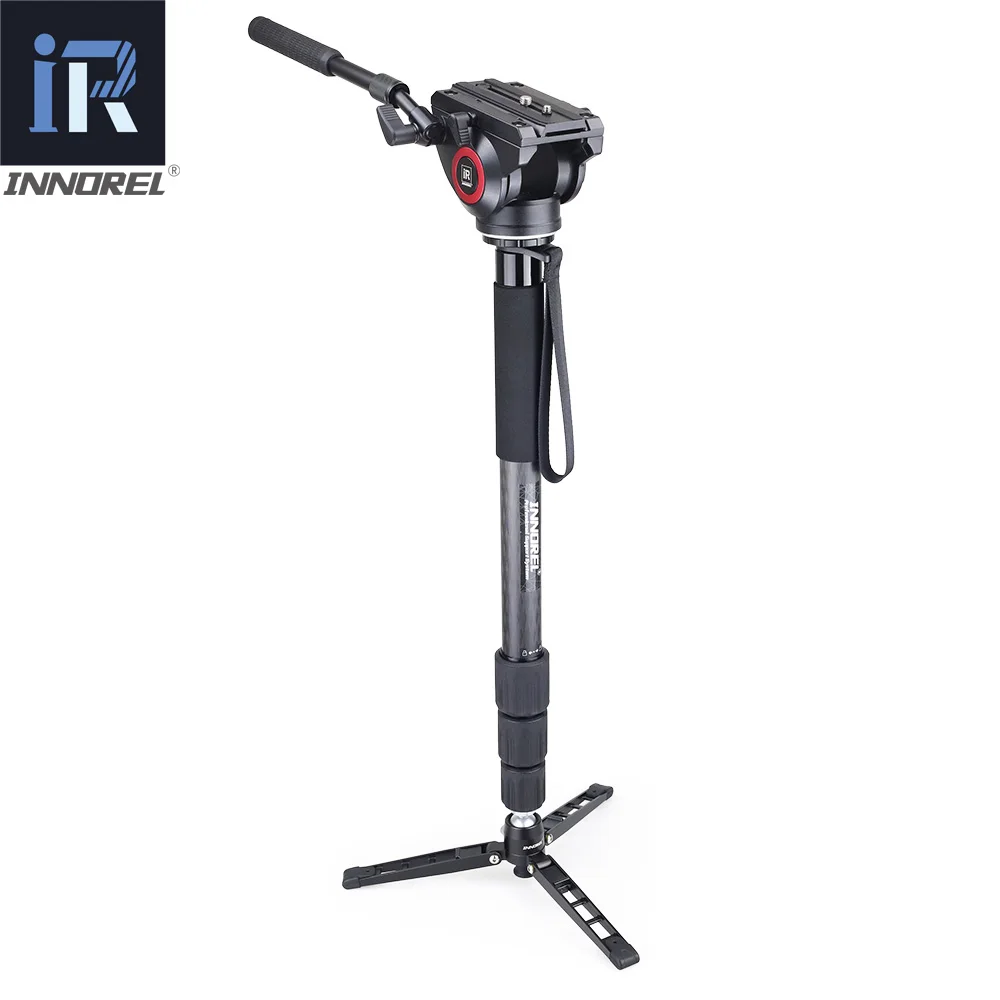 INNOREL Lightweight H80 Fluid Head Hydraulic Damping for DSLR Video Tripod Monopod Manfrotto 501PL Bird Watching Big Stable