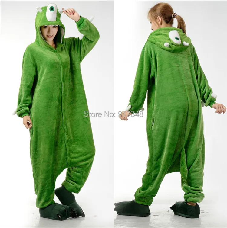 Monster Mike Kigurumi Adult Onesie Women Men Cartoon Anime Cosplay Costume For Halloween Party