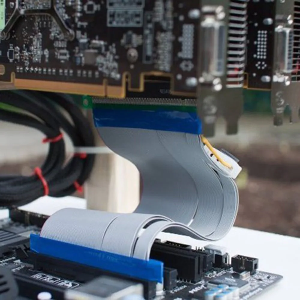 Cavo di prolunga flessibile flessibile per scheda riser PCI-E PCI Express 16X per custodia piccola 1U 2U