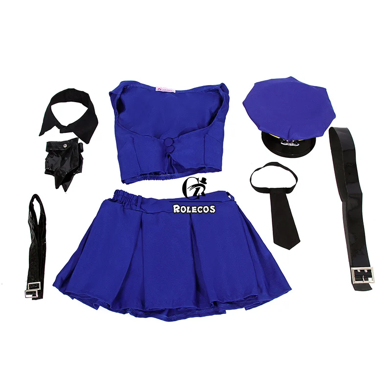 ROLECOS LOL Fantasias Cosplay para Mulheres, Oficial Caitlyn, Conjunto completo, Vestido extravagante, Fantasia de Polícia