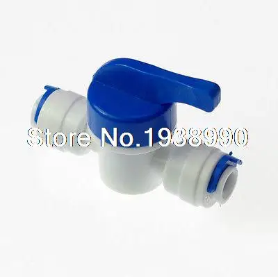 

5 PCS Equal Straight 3 8 OD Tube Ball Valve Quick Connect Aquarium RO Water