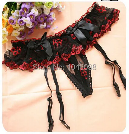 blue color Fashion sexy lace belt panties garters stockings fishnet stockings one-piece , Allure of the butterfly for girl