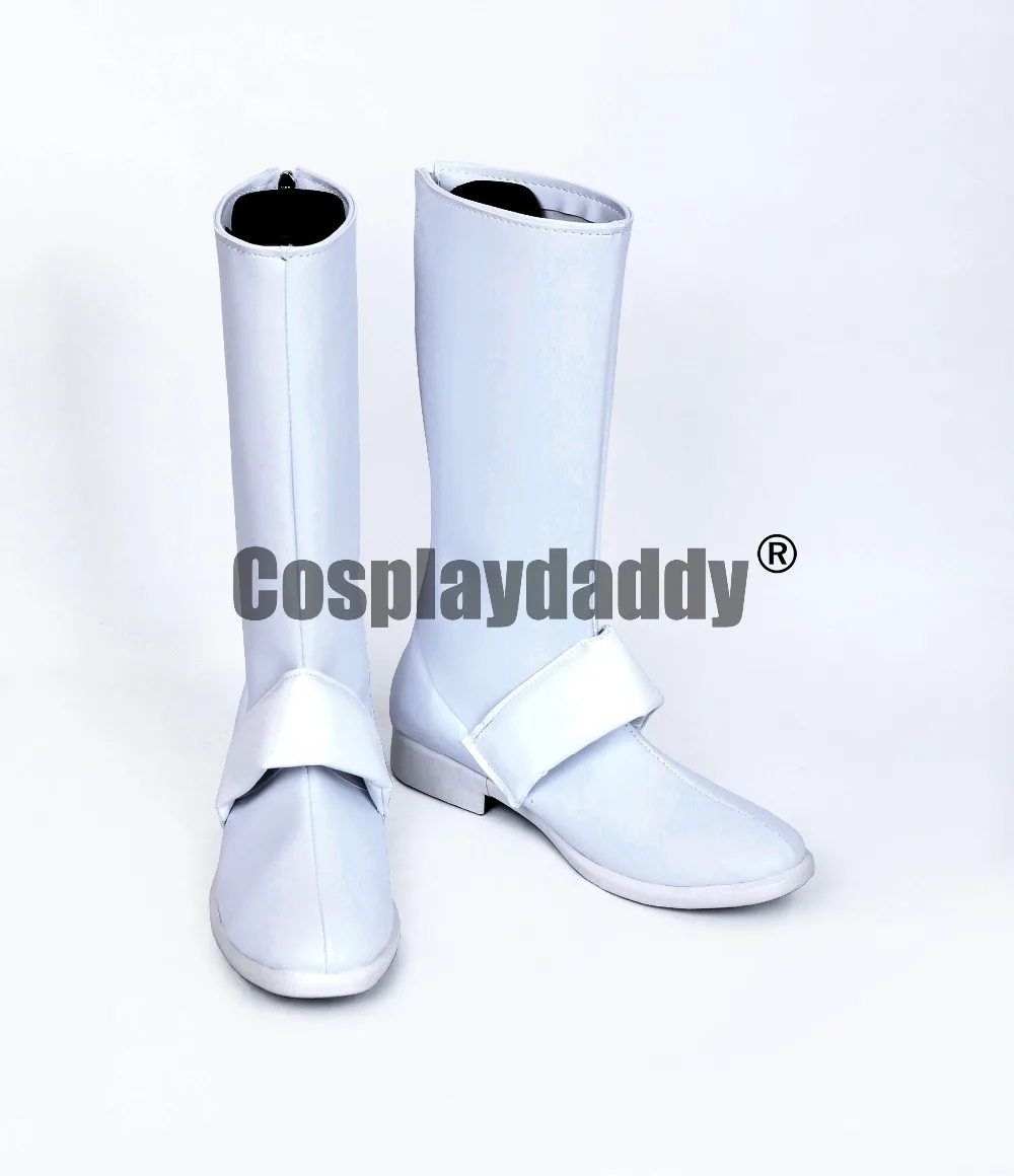 Kono subarashii sekai ni shukufuku wo darkness White Long Cosplay scarpe stivali S008