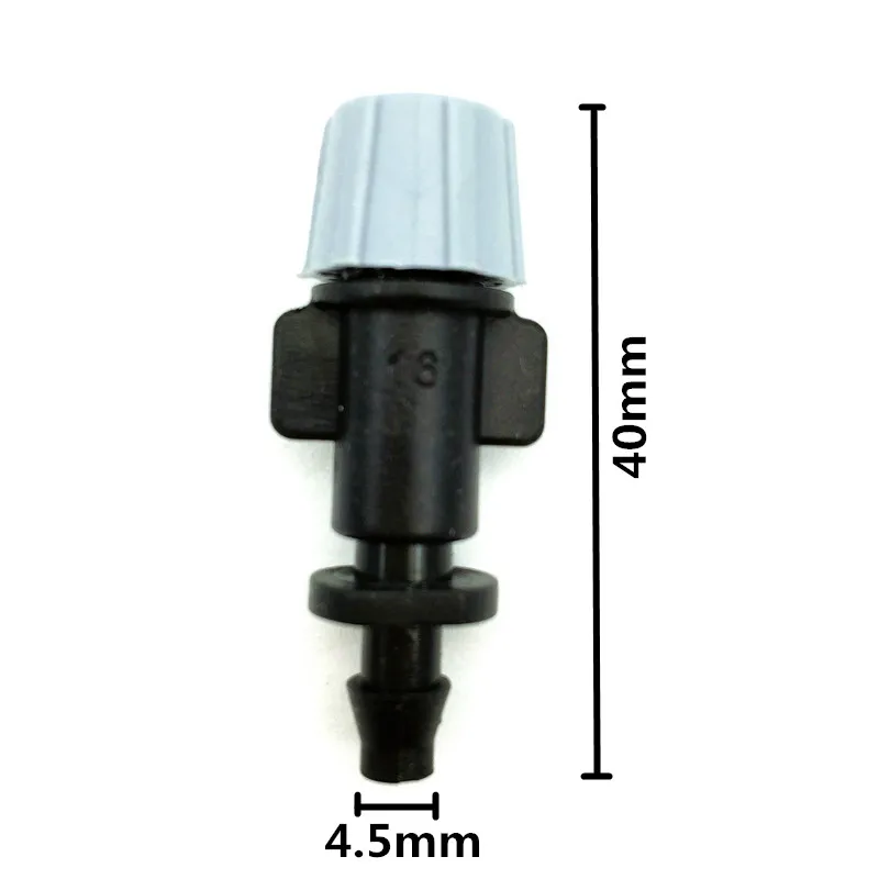 20 sztuk automatyczne nawadnianie dysza rozpylająca szary plastikowy zraszacz głowy może używać link 4/7mm wąż