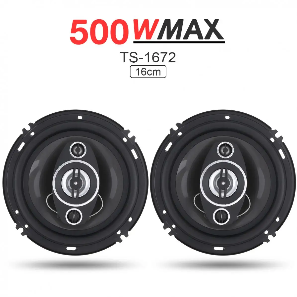 

2Pcs 6 Inch 16cm 500W Auto Car Coaxial Auto Audio Music Stereo Full Range Frequency Hifi Speakers Non-destructive Installation