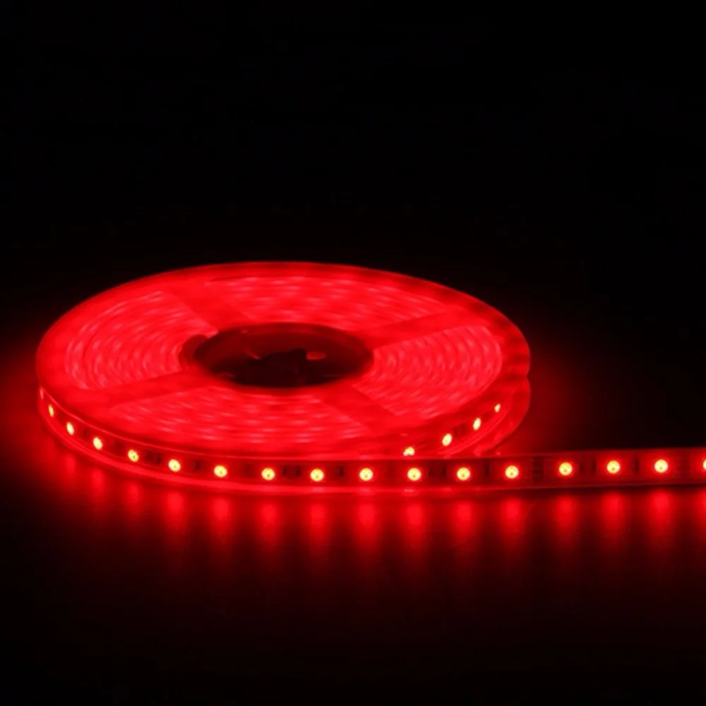 Striscia Led 5050 tubo in silicone impermeabile IP67 12V 5M RGB bianco freddo rosso blu verde 3000k 6500k 8000K corda flessibile