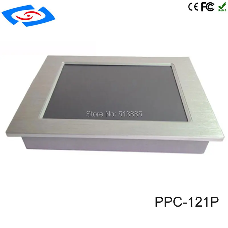 2018 New Version 12.1 inch Embedded Touch Screen All In One Industrial Panel PC With Resolution Application Commercial Tablet PC