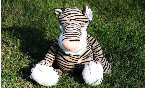 

jungle series animal 25cm jungle tiger plush toy lovely tiger doll gift w4222