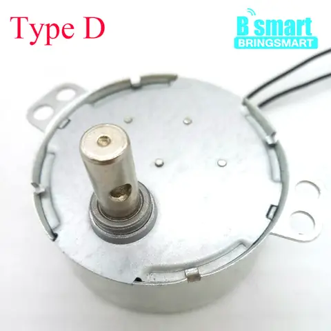 Bringsmart BLDC Motor DC Micro Motor 5V 6V 9V 12V 24V  Motor Fixed Speed 0.6-60rpm For Display Stand Auto JS-50B Customized