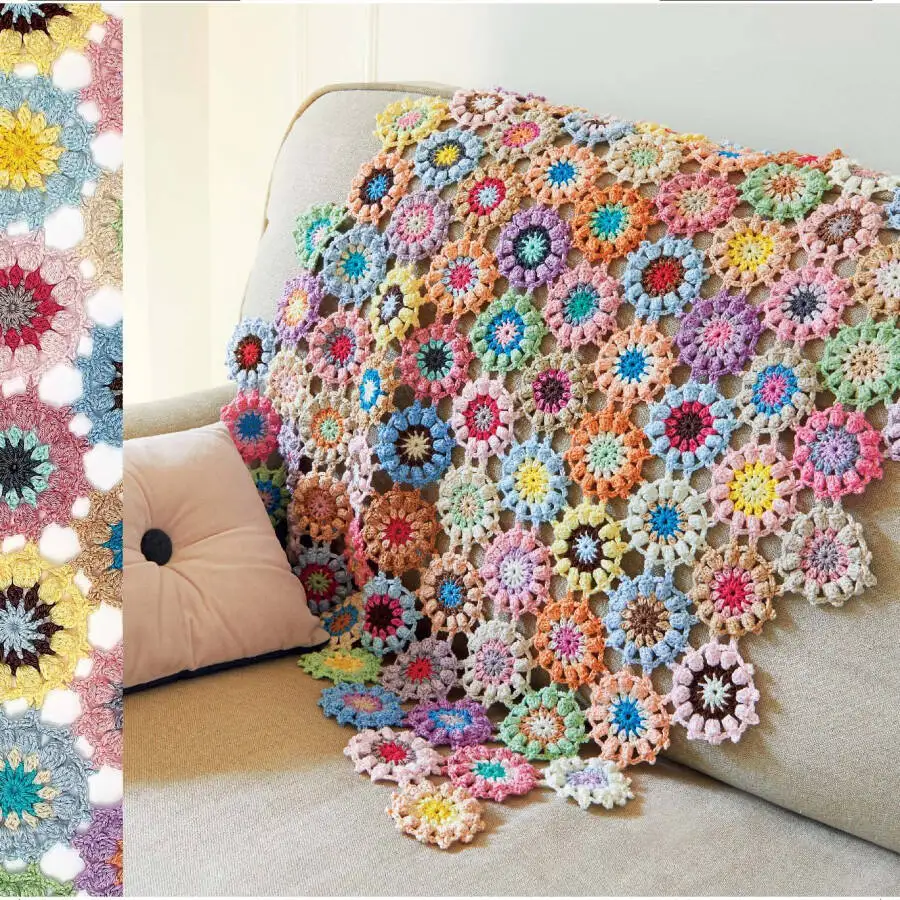 Hooked on Mandalas:30 Great Patterns to Crochet in Chinese / Handmade DIY Books