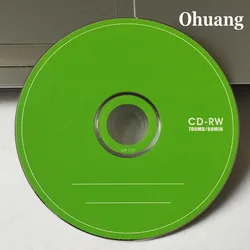 Wholesale 5 Discs Grade A+ Green/Red Blank CD-RW Disc