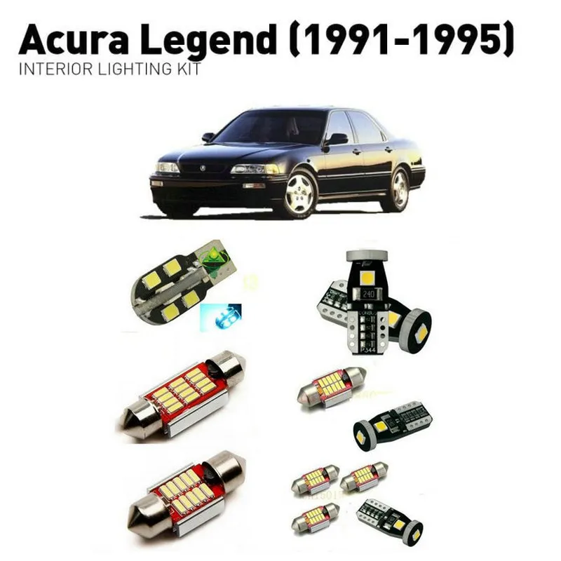 

Led interior lights For Acura legend 1991-1995 19pc Led Lights For Cars lighting kit automotive bulbs Canbus