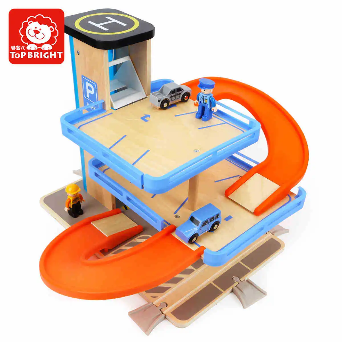 baby boy assembled rail car, toy car parking lot model, children's car suit combination,Children orbital assembled cars