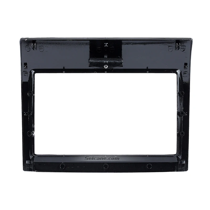 Seicane Black Double Din Car Radio DVD Player Frame Fascia for 2011 FIAT DUCATO auto Stereo Dash Mount Panel kit UV Black