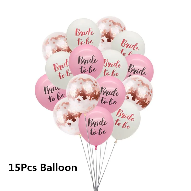 Chicinlife 1set rose gold Goodbye Miss Hello Mrs Balloon Hen Party Wedding Mr To Mrs Bachelorette Party Balloons Party Decor