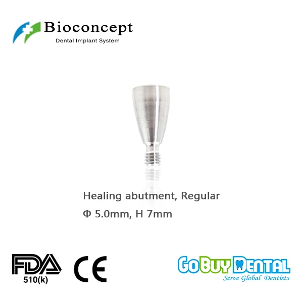 Bioconcept Hex Regular healing abutment D5.0mm, height 7mm(324140)