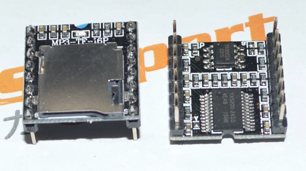 

Модуль MP3-плеера Mini с упрощенным выходом, MP3-TF-16P оригинал