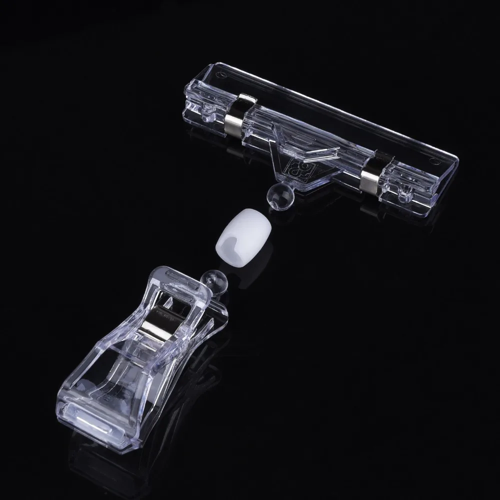 25 Pack Plastic Rotatable Sign Clips Merchandise Sign Clip Display Clip Holder Stand, Clear