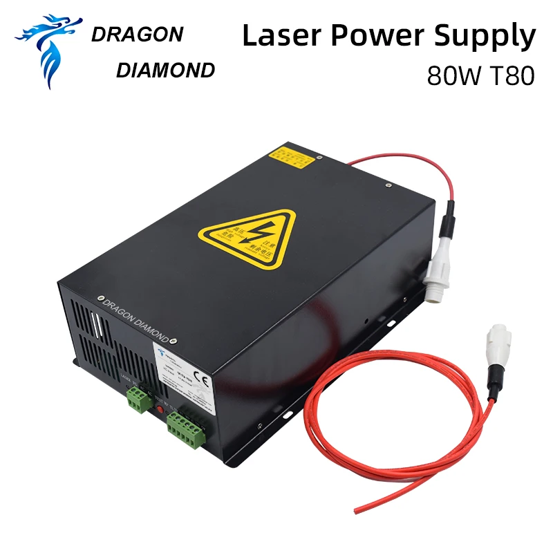 Dragon Diamond 80W CO2 Laser Power Supply For Laser Tube For CO2 Laser Engraving and Cutting Machine HY-T80 Series