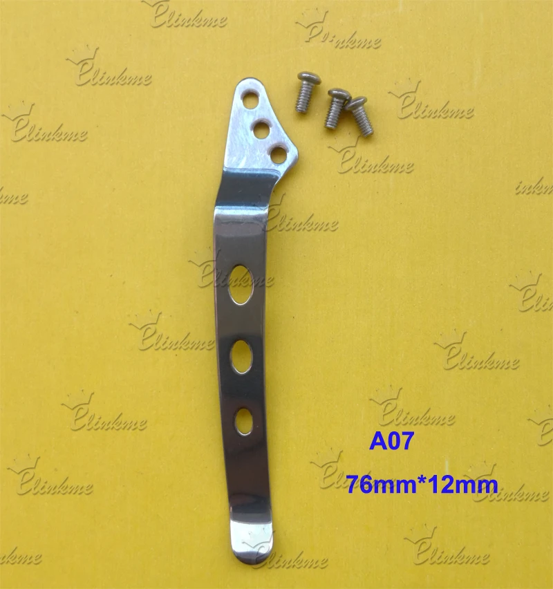 76mm *12mm Pocket Clip folding knives Clip flashlight Clip or EDC tools  with screws(No A07)