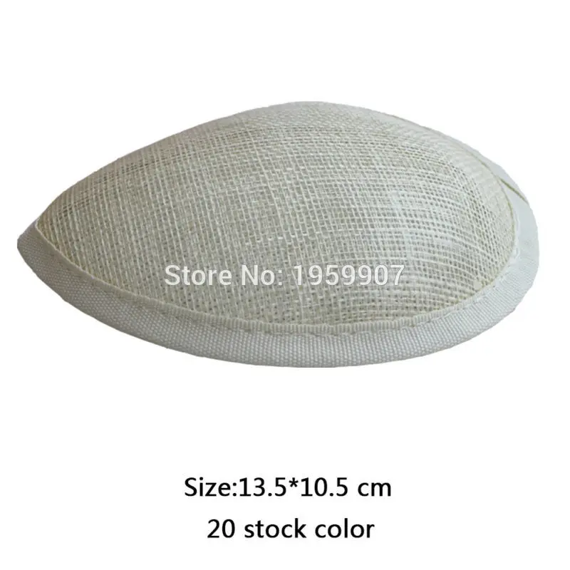 Sinamay Teardrop Base Fascinator Base for Headpiece 20pcs/lot #20Color view 4