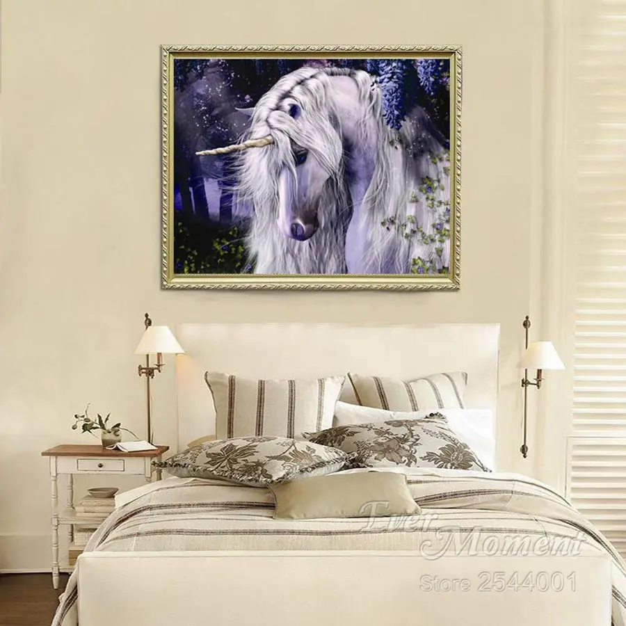 Full diamond painting cross stitch diamond embroidery unicorn diamond mosaic painting home decor 3D painting embroidery ASF259