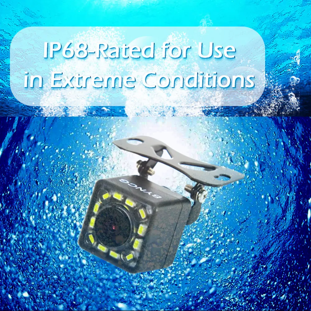 Câmera de estacionamento com visão traseira, câmera de estacionamento com trilhos dinâmicos inteligentes e trajetória dinâmica para toyota rav4 tamanhos 2000 a 2012