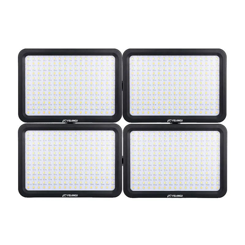 YELANGU 204 كاميرا ليد الفيديو الضوئي 3300-5600 K التصوير الإضاءة لكانون نيكون سوني كاميرا رقمية استوديو التصوير