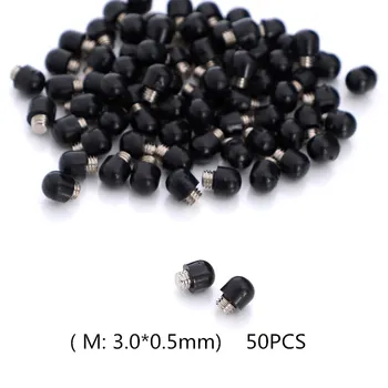 مقص حلاقة من الستانلس ستيل ، اكسسوارات تصفيف ، 8 ألوان ، 50/100/200 قطعة