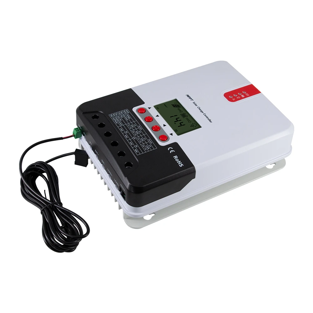 Imagem -05 - Powmr-mppt Controlador de Carga Solar Regulador com Função de Comunicação Baterias de Lítio Ácido-chumbo Gel 20a 12v 24v