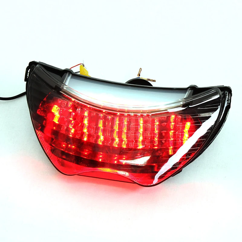 Nuoxintr Motorcycle LED TailLights Brake Tail Lights Integrated Turn Signals Indicators For Honda CBR 600 F4i CBR 900RR 1999-06