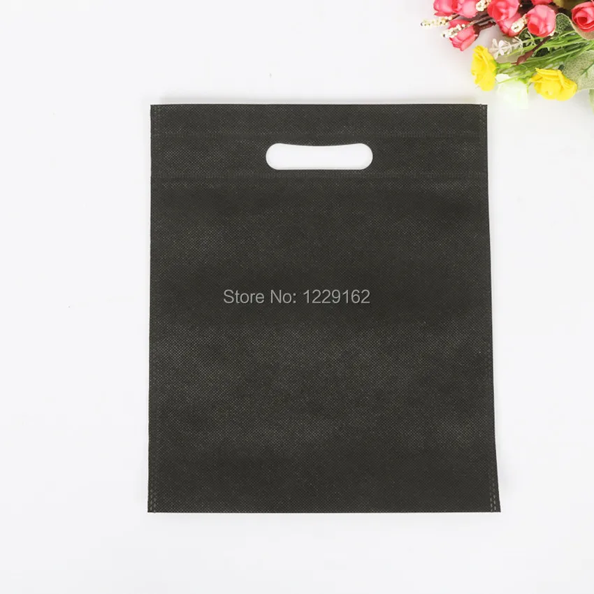 Free shipping 30x40cm  Colorful Nonwoven Gift Bags Promotional  Plain PP Non woven Shopping Bags Party Supplies