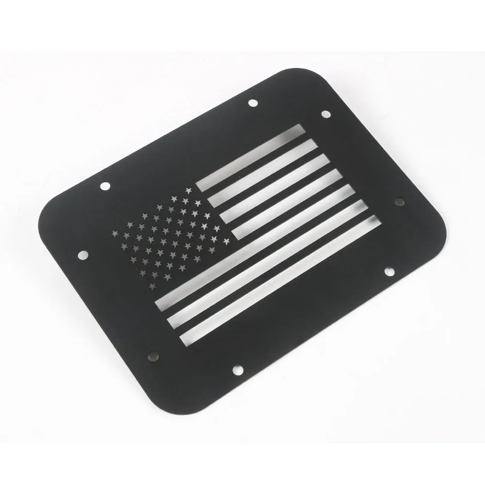 USA Flag Car Rear Vent Outlet Air Conditioner Decorative Cover Aluminum alloy For Wrangler JK 2007-2016 Car-styling Car Stickers