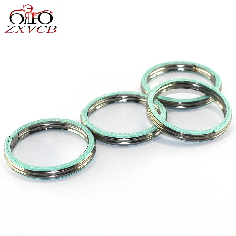 4 PCS FOR YAMAHA XVS1100 V-Star XVS 1100 XT 125 XT125J/K/KC 1982-1983 BW200 BW 200 Big Wheel 1985-1988  Exhaust Pipe Gasket Seal