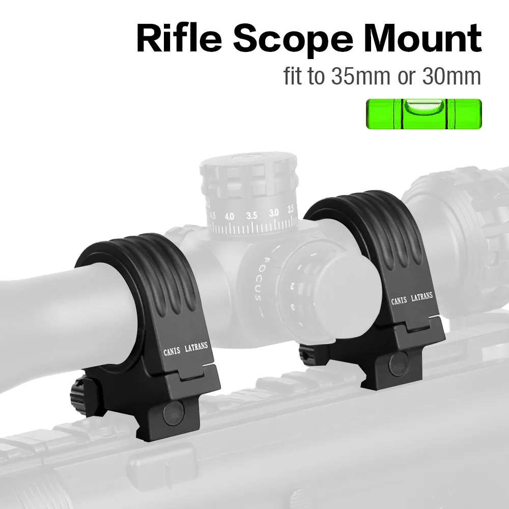 Canis Latrans Separate Rifle Scope Mount for 30/35mm Tube 21.2mm Rail Picatinny Weaver QD Quickly Detached 30MM Rings PP24-0193