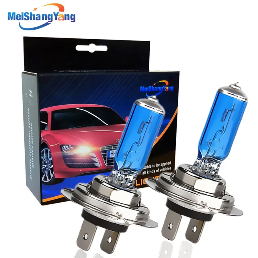 

2PCS H7 100W Halogen Bulb Super White Auto Daytime Runnning Lights DRL Car Fog Light Bulb Lamp 24V 5000K