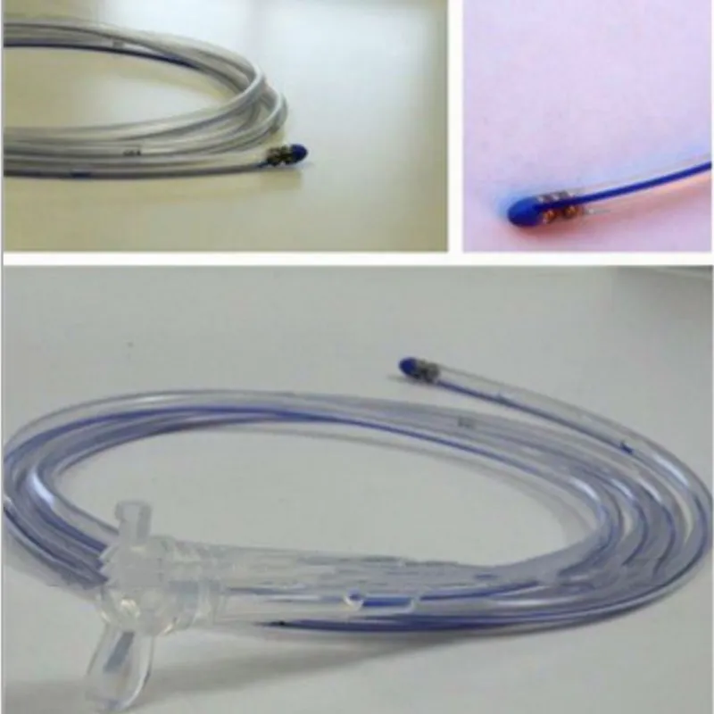 10ชิ้น/ล็อตซิลิโคน Medical กระเพาะอาหารหลอดทิ้งผู้ใหญ่ Enteral ให้อาหาร Tube Catheter ทางการแพทย์ Stomach Tube 16Fr 18Fr