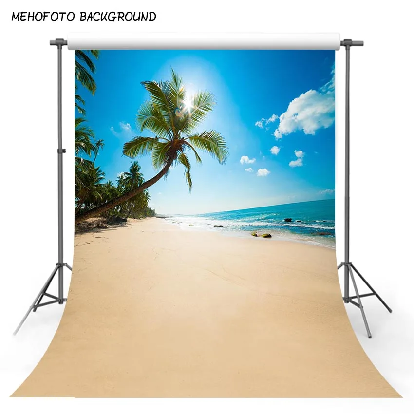 MEHOFOTO Latar Belakang Fotografi Pantai Musim Panas Latar Belakang Foto Anak-anak Kustom untuk Studio Foto