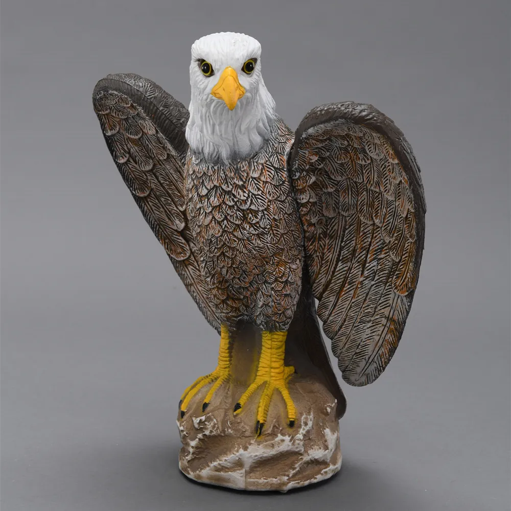 

ZILIN Plastic Bald Eagle Decoy Bird Scaring Bald Eagle Garden defence Hawk / Eagle New Product!