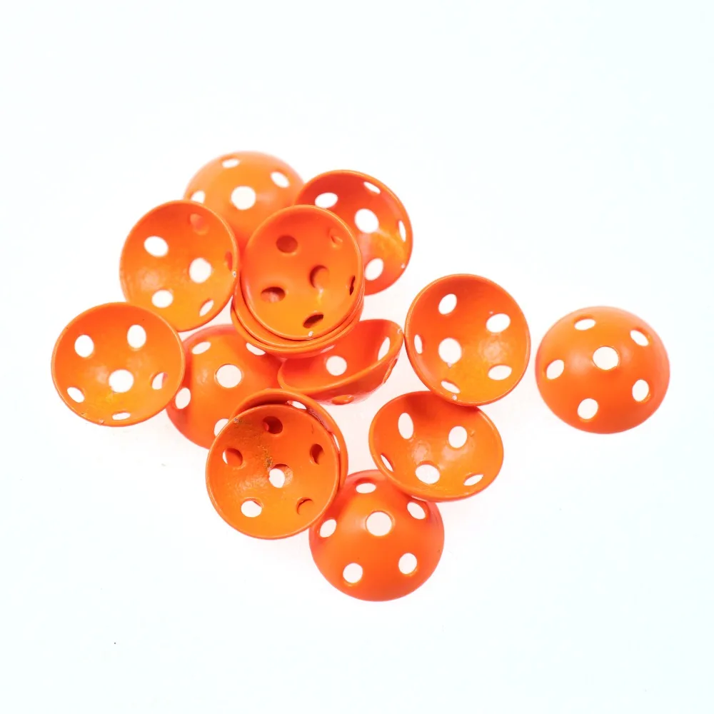 Bimoo 10PCS 10mm Tube Fly Tying Cone Head Disk for Tubefly Head Salmon Fly Tying Material Fishing Bait Multi Colors