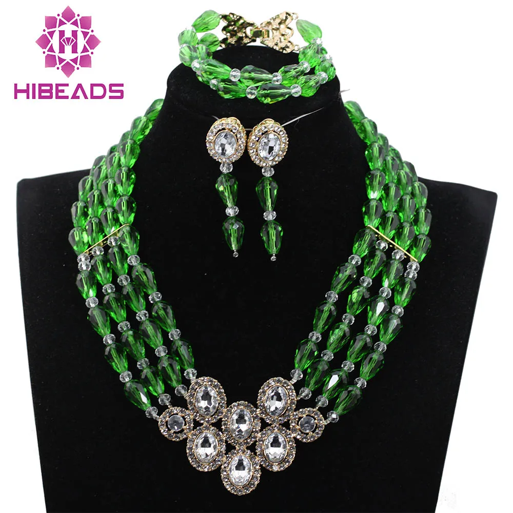 Burgundy Teardrop Beads Wine African Beads Crytal Rhinestone Pendant Necklace Set Bridal Indian Jewelry Set Free Shipping ABH263